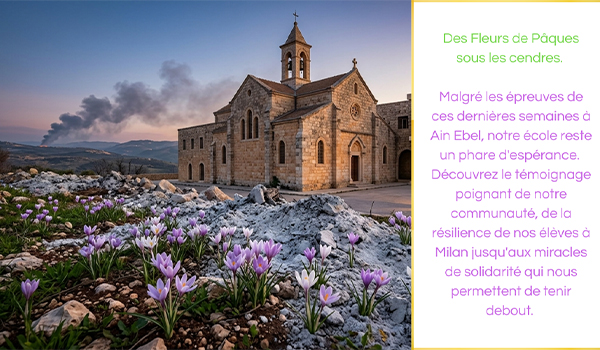 Des Fleurs de Pâques sous les Cendres de la Guerre.